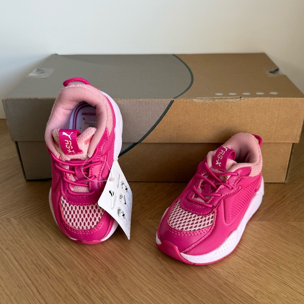 Puma RS-X ‘Pink/White’ Toddler Sneakers- SZ 6 C